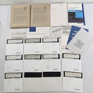 Vintage Software Microsoft C 5.0 Lot 5.25" Diskettes 1987